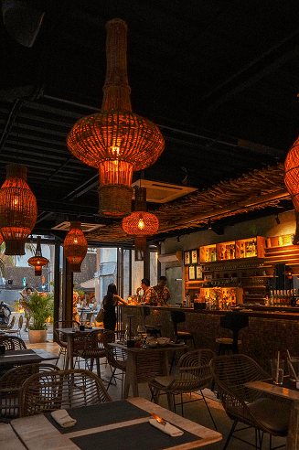 Beach Boy Warm Interior & Bar